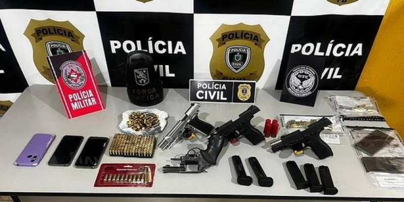 Operação conjunta apreende quatro armas de fogo e prende três suspeitos em Riacho dos Cavalos