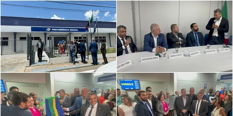 Ministro da Previdência inaugurou em Sousa, a reforma, e ampliação do INSS nesta sexta-feira; Vídeo