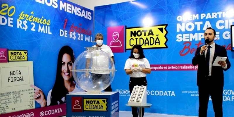 Governo da Paraíba realiza 18º sorteio do Programa Nota Cidadã nesta quinta-feira (10)