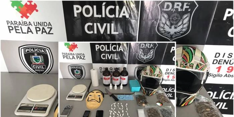 Jovem de 25 anos é preso e drogas e motos adulteradas são apreendidas