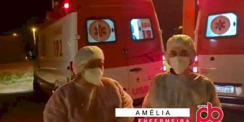 Enfermeira faz apelo dramático após não encontrar vagas para pacientes com Covid-19 em Uiraúna; “Pelo amor de Deus fiquem em casa”; Vídeo 