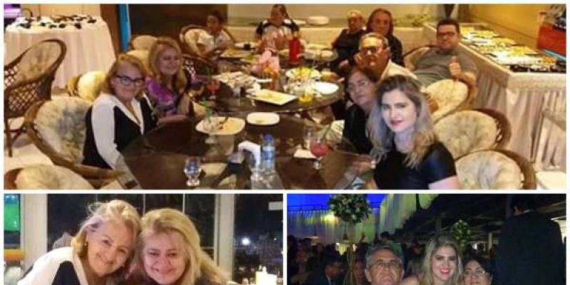 Familiares e amigos comemoram o aniversário da ex-vice-prefeita de Luís Gomes-RN, Dra Antônia Gomes de Abrantes