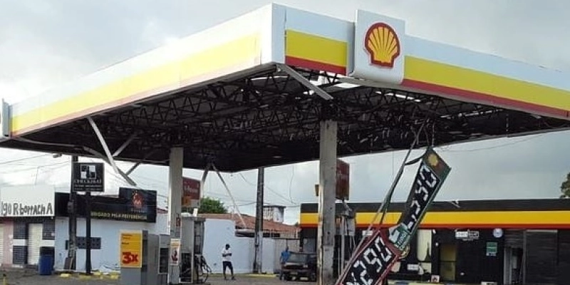 Quadrilha explode cofre de posto de combustível na Paraíba 