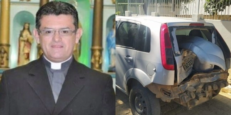 Padre é agredido verbalmente e tem veículo danificado por Homem em praça pública, no Sertão da PB 