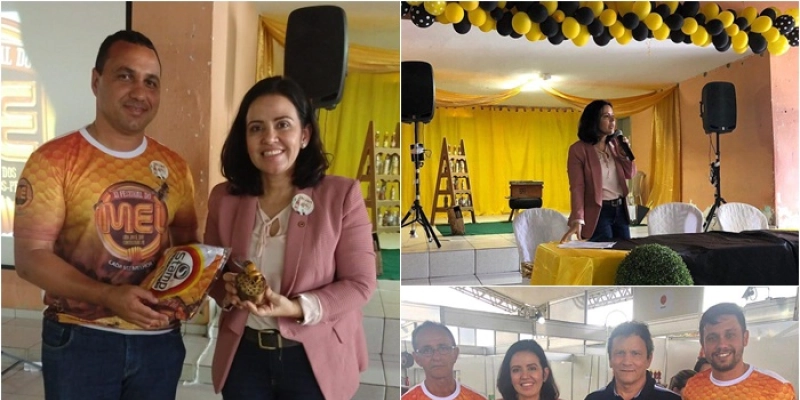 Pollyanna Dutra participa do XI Festival do Mel e destaca relevância da apicultura para o Semiárido