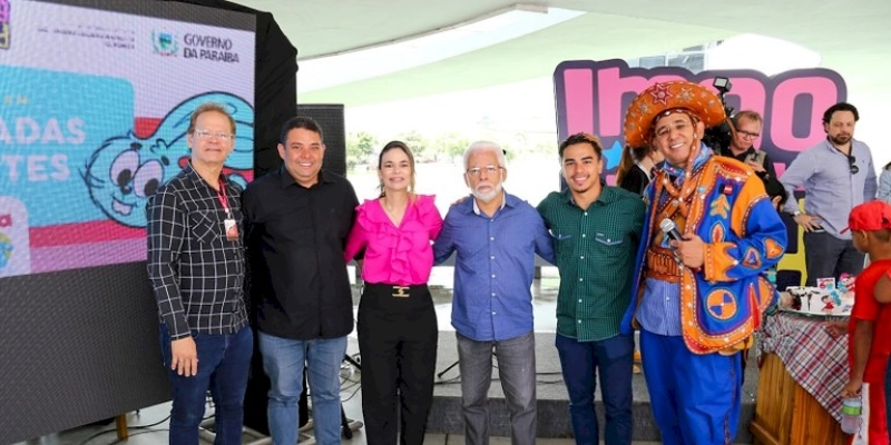 Sansão Gigante chega a Campina com chapéu e sanfona em ação do Governo do Estado e Mauricio de Sousa Produções