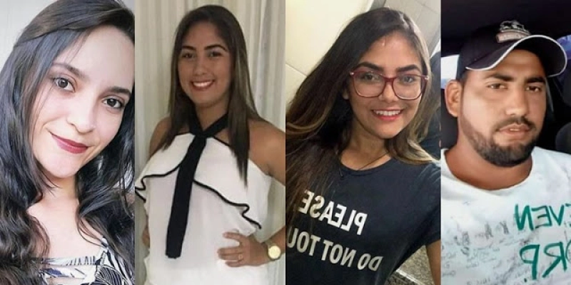 TRAGÉDIA - Quatro jovens, um deles do Sertão paraibano morrem, após carro cair dentro de açude na noite deste domingo
