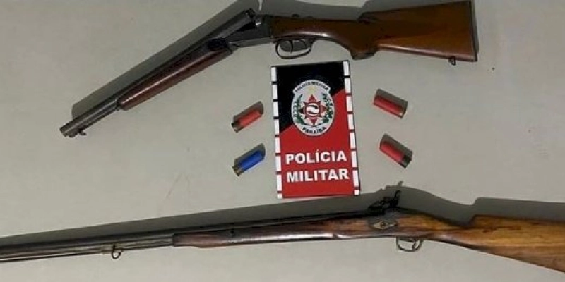 Duas arma de fogo e munições são apreendidas pela polícia durante Operação Trabalhador 