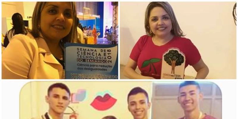 Professora paraibana Fenevoly de Almeida Freitas Xavier e alunos obtiveram primeiro lugar em Feira de Ciências no RN  