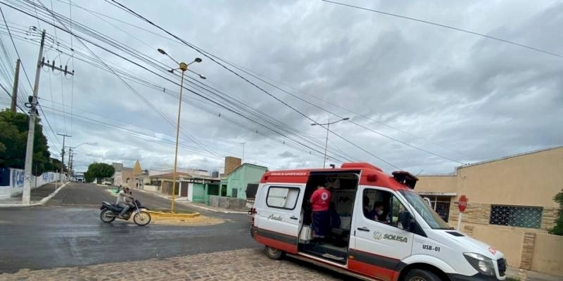 Colisão entre Motos deixa popular ferido na Dom Pedro II em Sousa; Imagem  