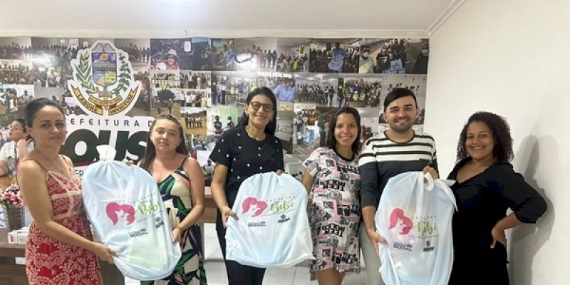 Prefeitura de Sousa realiza mais uma entrega de kits enxoval a mulheres grávidas