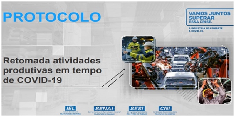 Sesi lança protocolo com informações para a retomada das atividades produtivas em tempos de Covid-19