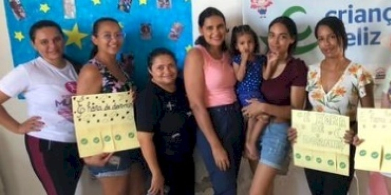 Hora do Sono – Mulheres participam de oficina “Construção da Rotina na Primeira Infância”, com psicóloga Maria Marta, em Aparecida  
