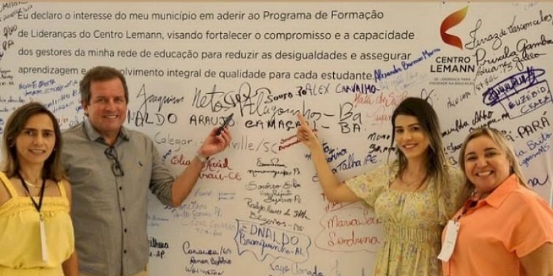 No Ceará, prefeito Tyrone e a secretária Gilmara Formiga participam de evento pela Equidade da Educação