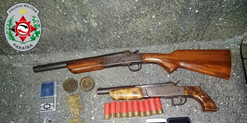 Polícia apreende duas armas de fogo e prende homem que responde por tentativas de homicídios 