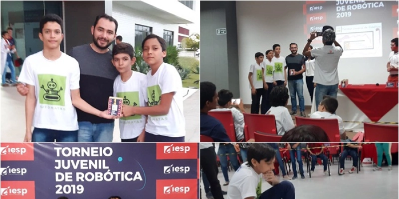 Alunos da Escola Chico Coreia, em São Francisco participam do Torneio Juvenil de Robótica na Capital