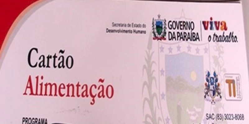 Segunda etapa do reordenamento do Cartão Alimentação terá início segunda-feira
