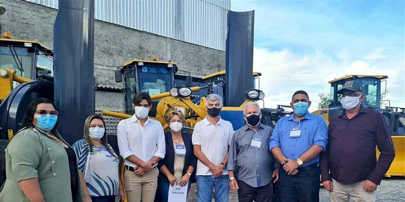 Prefeito de Aparecida consegue escavadeira hidráulica (PC) para o munícipio, através do Programa Máquinas do Desenvolvimento