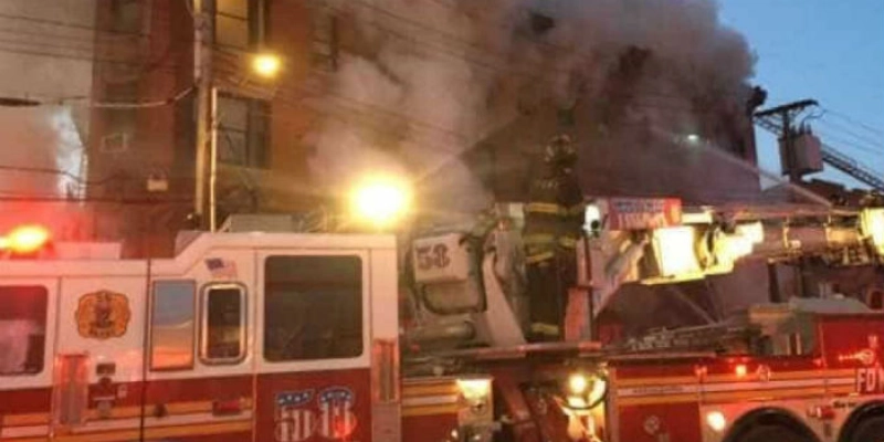 Ao menos 12 feridos em incêndio em Nova York