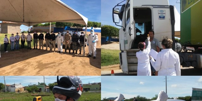 Pollyanna Dutra destaca relevância e parabeniza instalação de barreira sanitária em Pombal