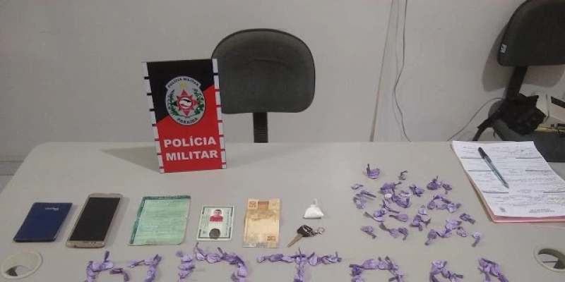 ROTAM prende dupla e apreende 150 papelotes de maconha no Sertão paraibano
