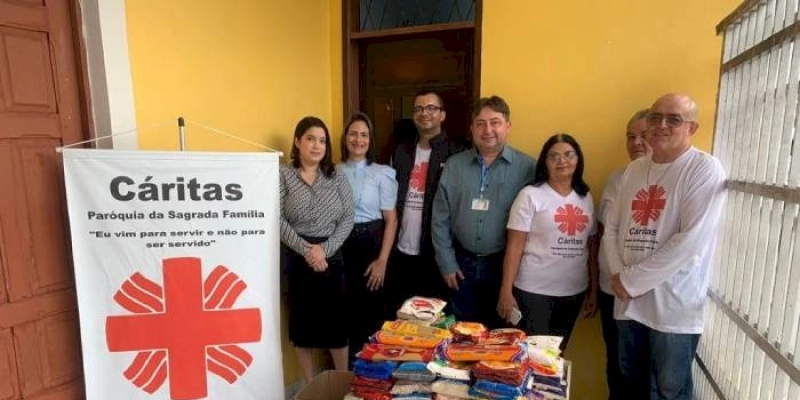 Creci-PB realiza ação social e contempla Pastoral em CG com 200 Kg de alimentos