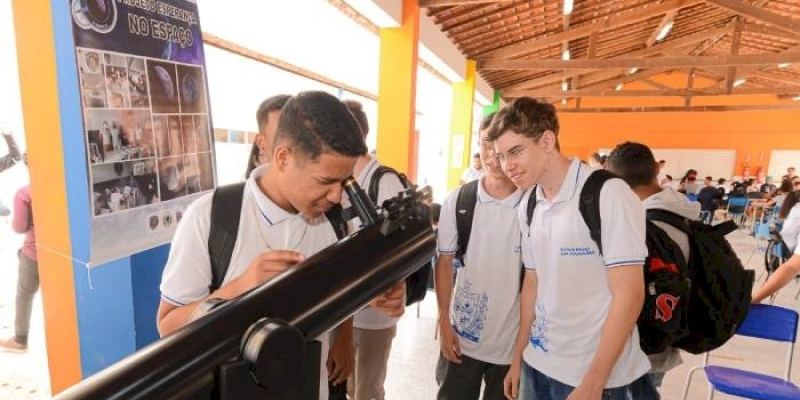 Alunos de Escola Cidadã Técnica em Nova Floresta terão vivência prática da astronomia com telescópio construído por reeducandos