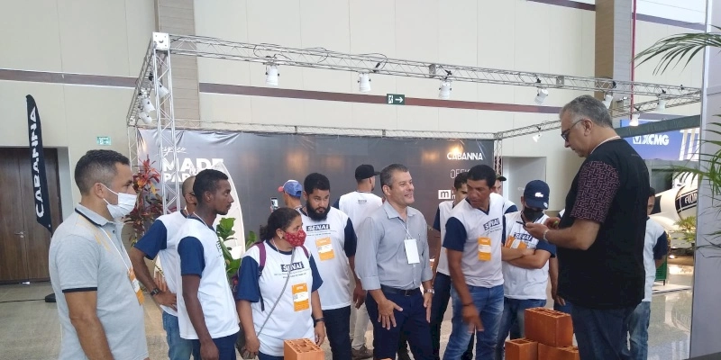 Alunos do SENAI de Bayeux visitam maior Feira da Construção Civil e Arquitetura do Norte e Nordeste