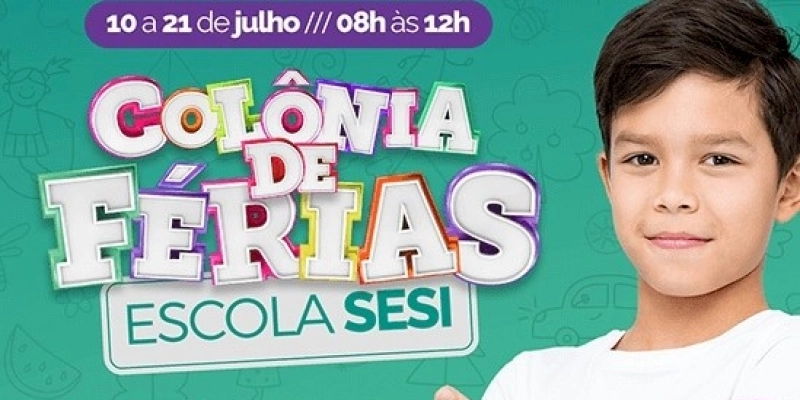 SESI inicia inscrições para Colônia de Férias