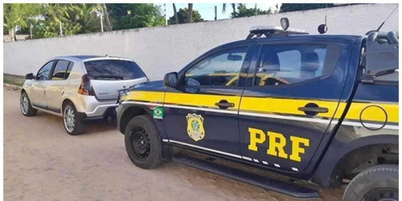 Homem é detido pela PRF na Paraíba por adulterar a placa do próprio veículo