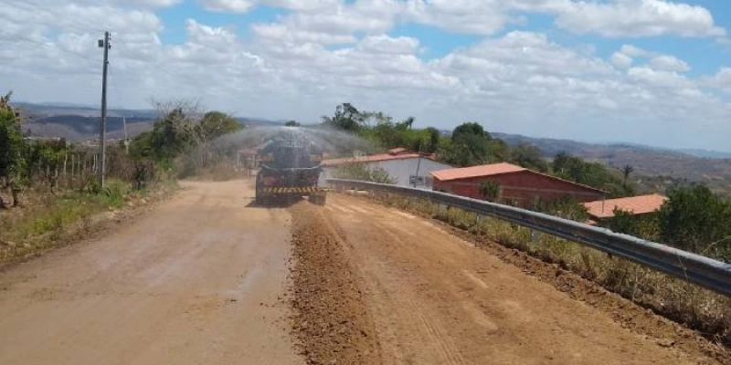 Pavimentação da rodovia de Matinhas começa nesta semana