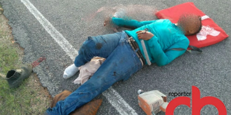 Jovem fica gravemente ferido em queda de moto entre Aparecida e São Francisco 