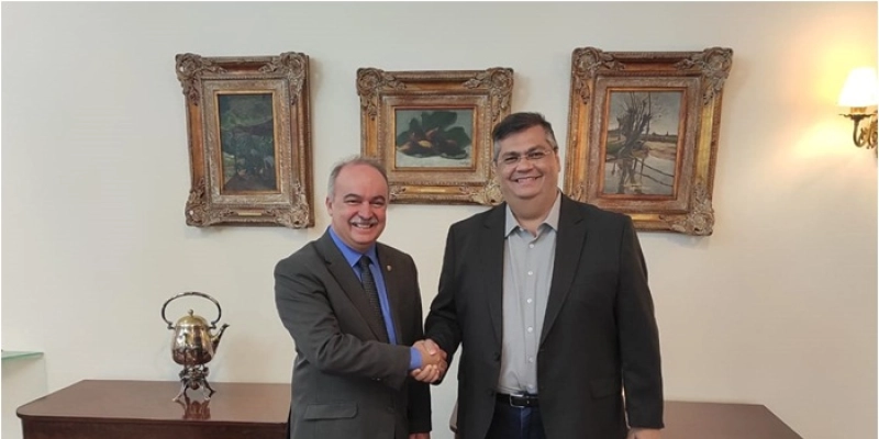 Inácio Falcão é recebido pelo governador do Maranhão em audiência e discute projetos para o Nordeste