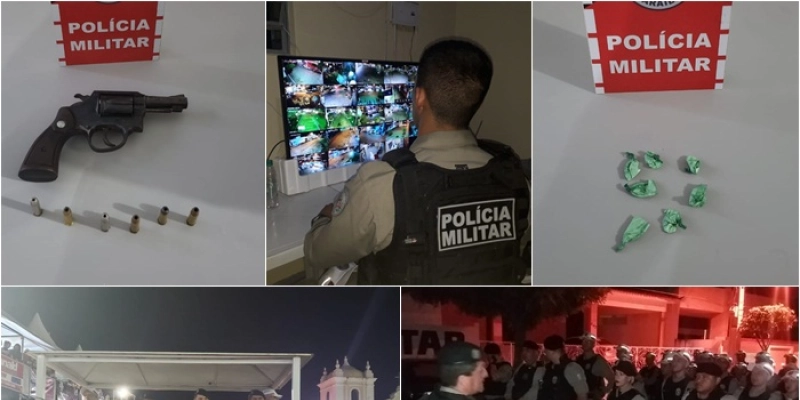 Polícia Militar faz balanço positivo na principal noite da festa em Pombal