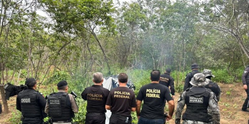 Polícia Federal Combate tráfico de drogas em Cachoeira dos Índios e Barro-CE