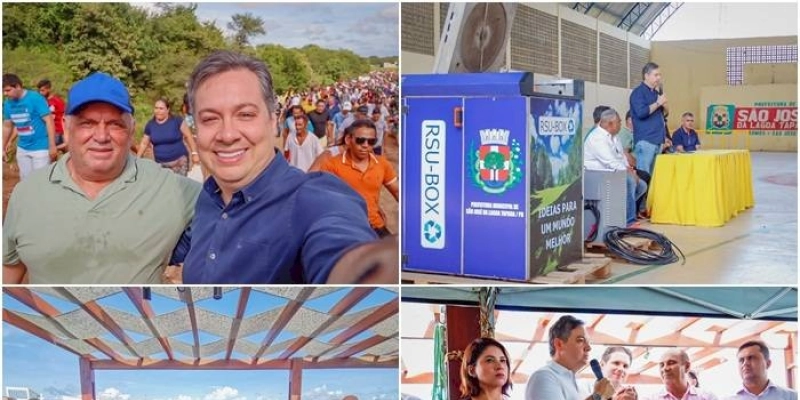 Dia do Trabalhador: Júnior Araújo participa de tradicional festa em São José de Lagoa Tapada e Itaporanga 