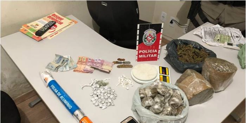 Polícia prende suspeitos de tráfico de drogas no estado da Paraíba