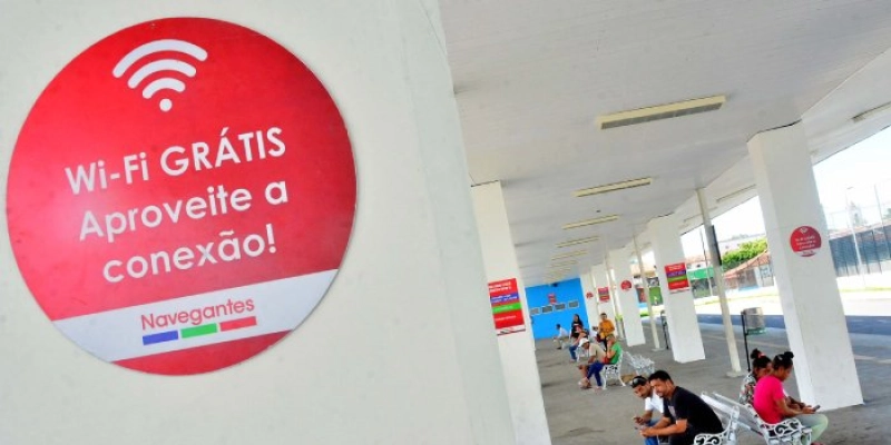 Usuários do Terminal do Valentina Figueiredo aprovam wi-fi gratuito