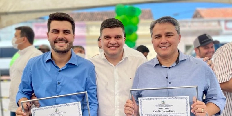 Wilson Filho recebe título de cidadão, parabeniza Ouro Velho pelos 61 anos e destaca investimentos de mais de R$ 17 milhões