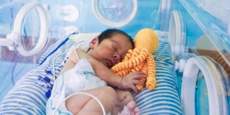 Regional de Queimadas usa polvo de crochê no tratamento de bebês prematuros