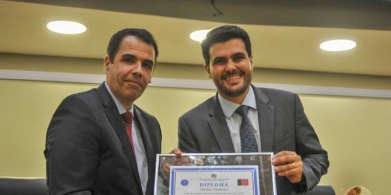 Com propositura de Wilson Filho, superintendente da EMLUR recebe título de cidadão paraibano