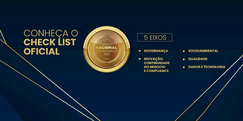 Anoreg/BR divulga o Check List Oficial do Prêmio Nacional das Anoregs