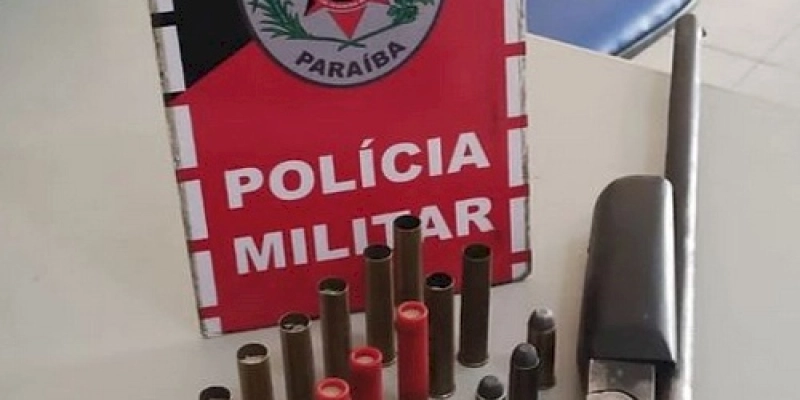 Polícia Militar prende suspeito por porte ilegal de arma de fogo no Sertão da Paraíba