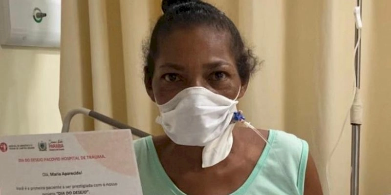 Hospital de Trauma de Campina Grande realiza Dia do Desejo e serve pizza para internos da Ala Covid