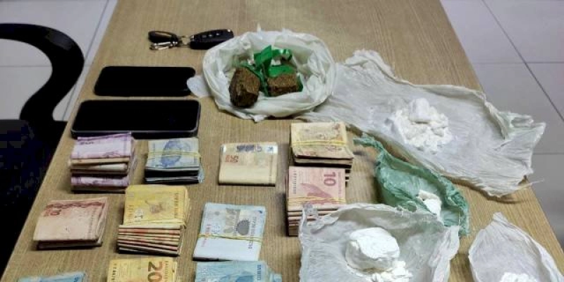 Em João Pessoa, Polícia Militar prende dois homens por tráfico de drogas e corrupção ativa