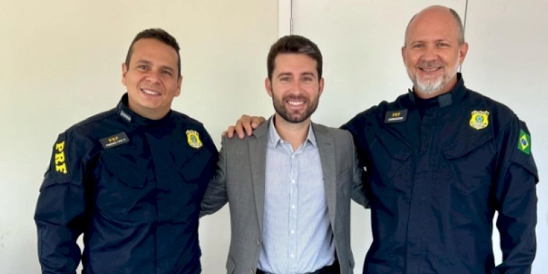 Deputado Michael Henrique visita novo Superintendente da PRF na Paraíba