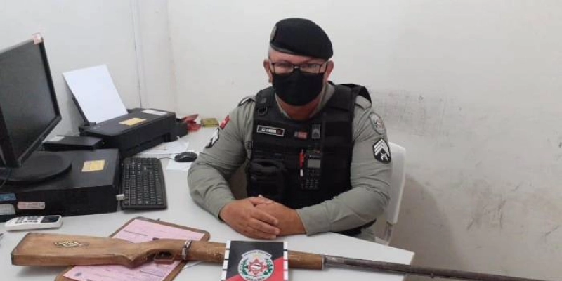 Polícia Militar apreende arma de fogo durante Operação Alvorada em Sousa