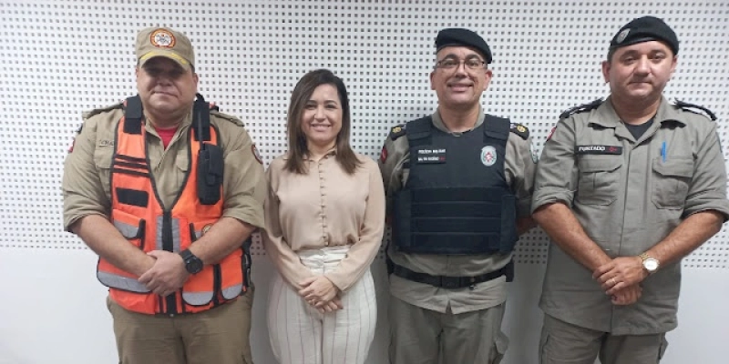 Polícia Militar se reúne com Ministério Público, Bombeiros e integrantes da prefeitura, para tratarem da segurança no carnaval de Cajazeiras