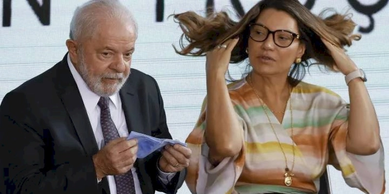 Silêncio de Janja e do Planalto sobre agr3ssão de filho de Lula contra a ex-companheira