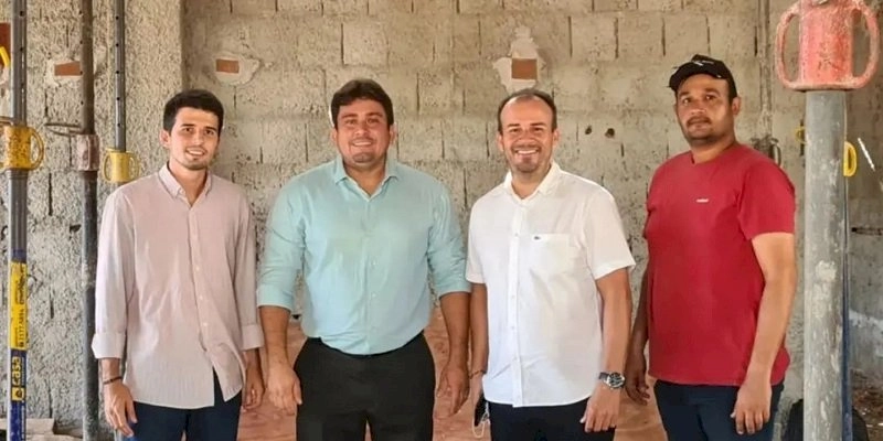 Hélder Carvalho visita obra de construção da Casa de Sousa em JP, e enaltece gestão Tyrone ao investir em ações no TFD